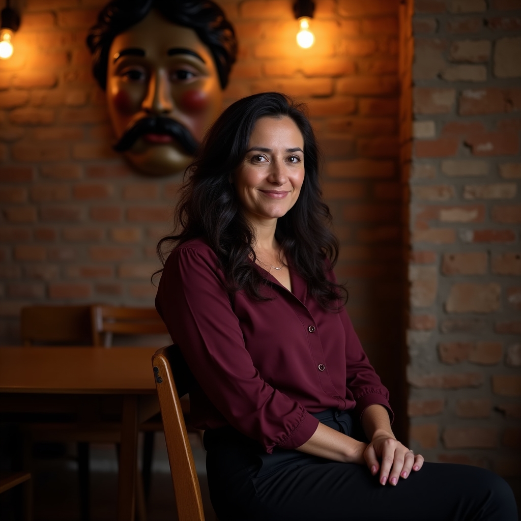 Participantă la cursul de improvizație